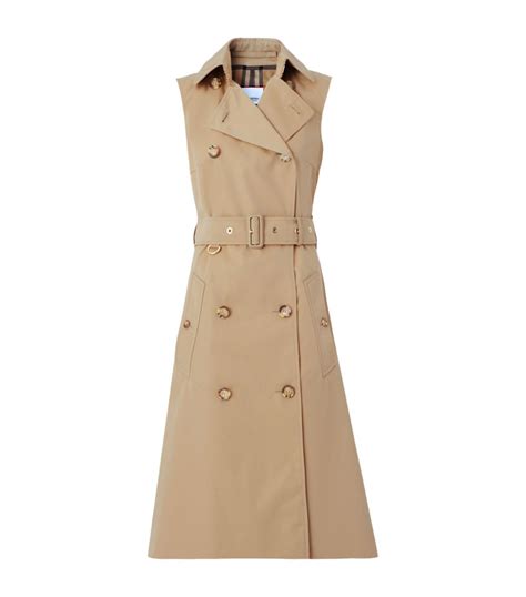 burberry sleeveless trench dress|burberry trench women's sale.